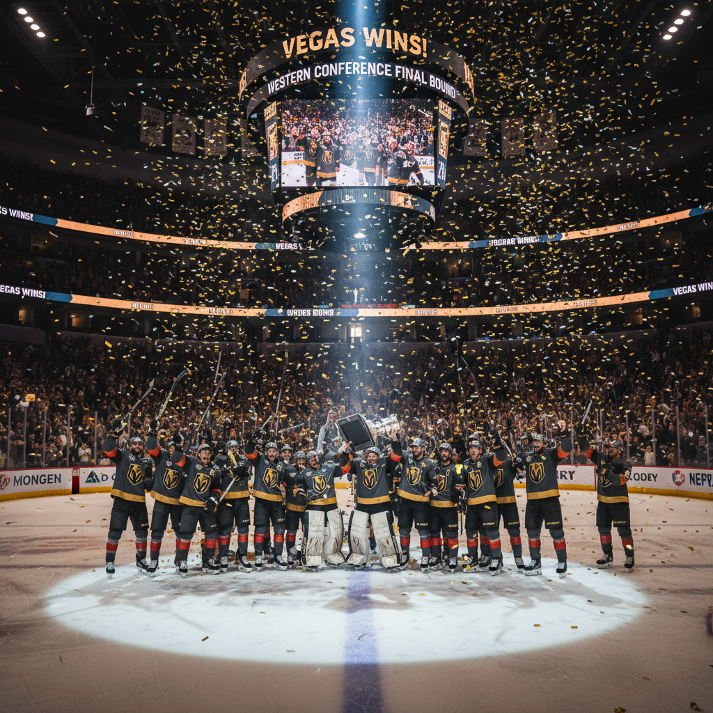 Your Golden Knights are going to the Western Conference Final AGAIN.