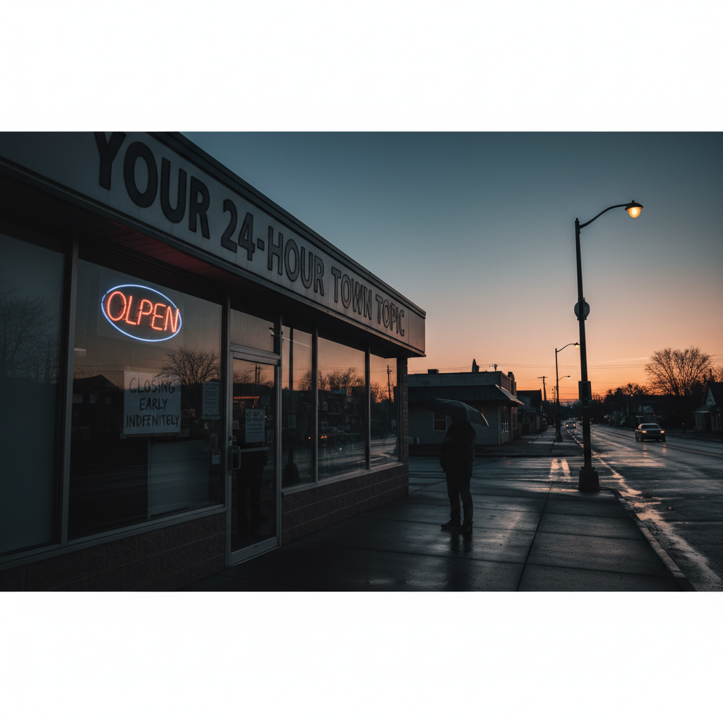 Your 24-hour Town Topic is closing early now. What gives?