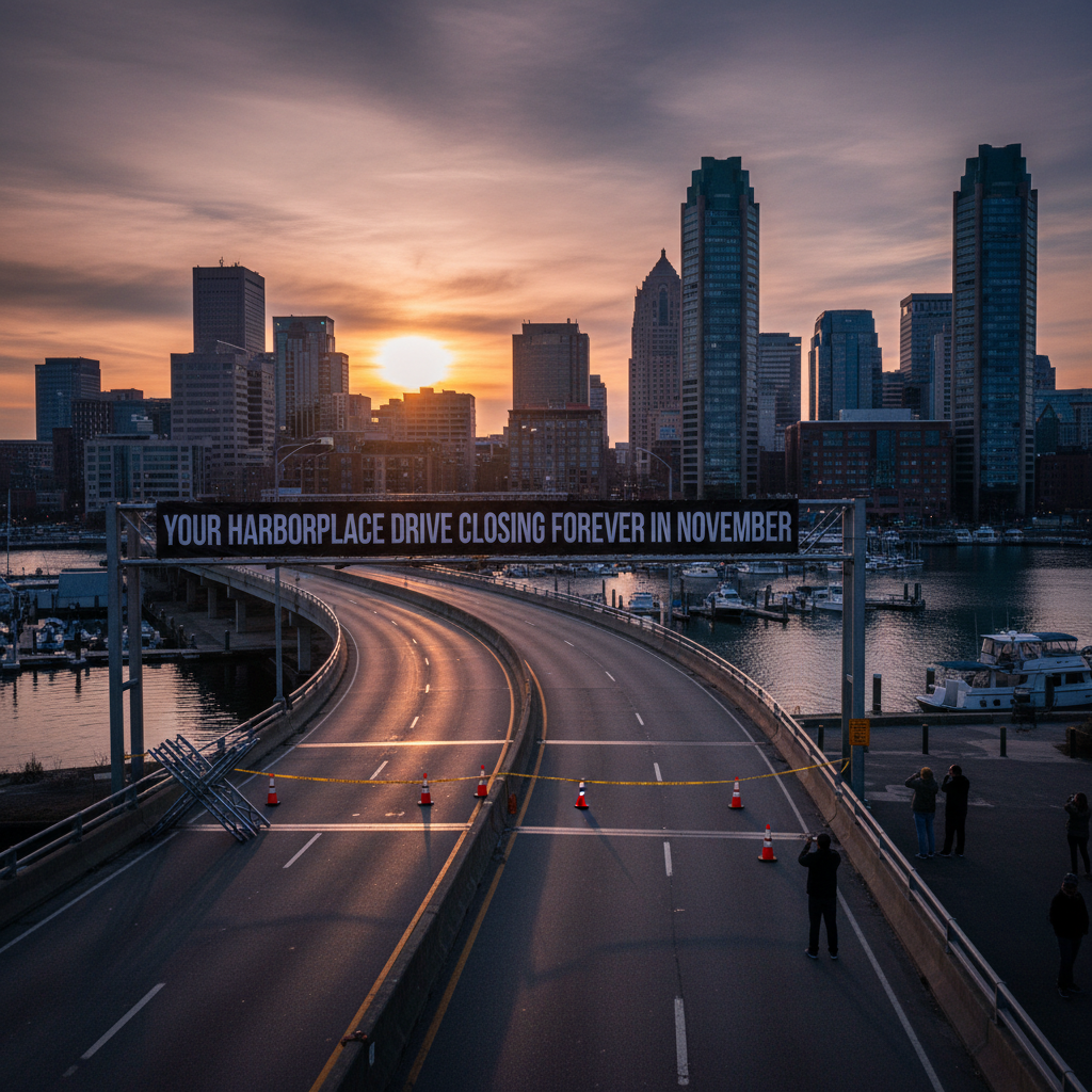 Your Harborplace drive is closing forever in November