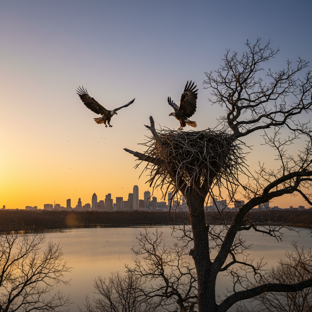 Your White Rock Lake eagles are flying the nest.