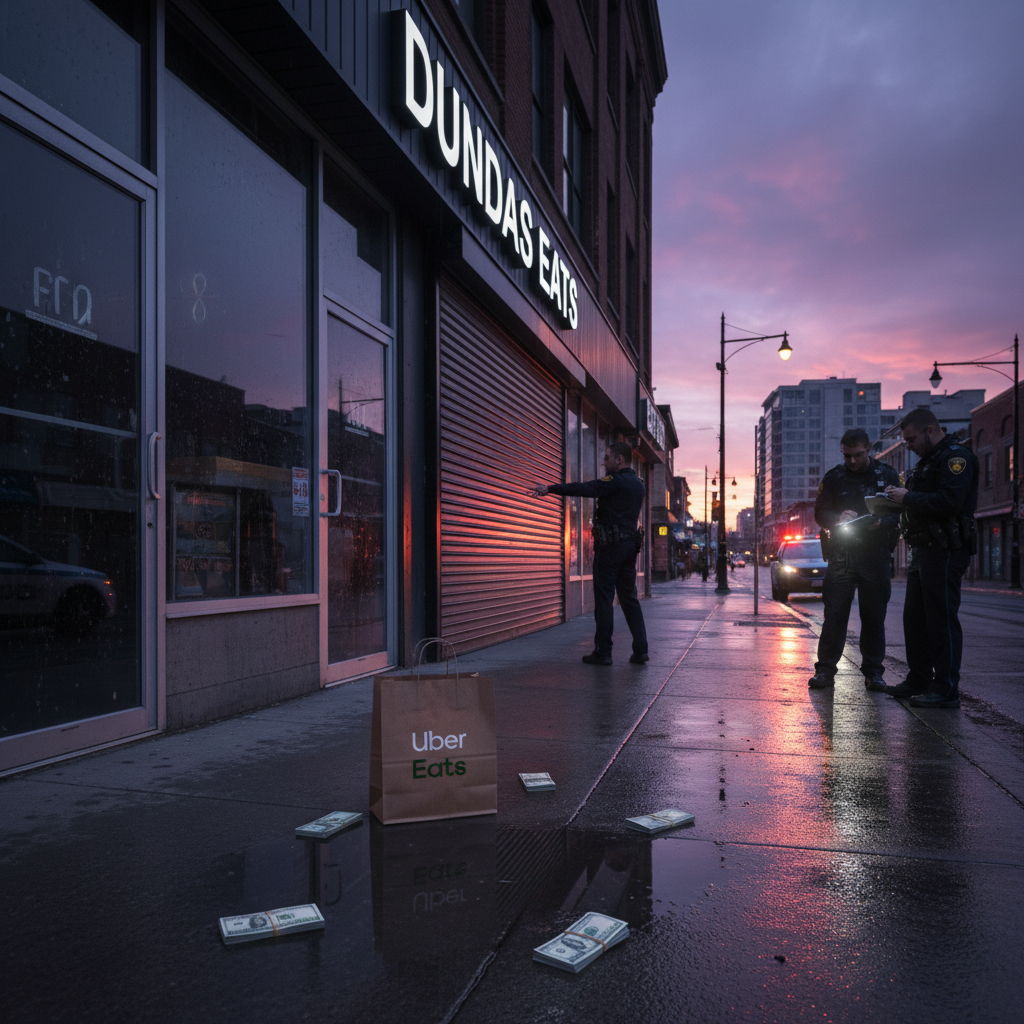 That Dundas Street spot is missing 5 grand from Uber Eats.
