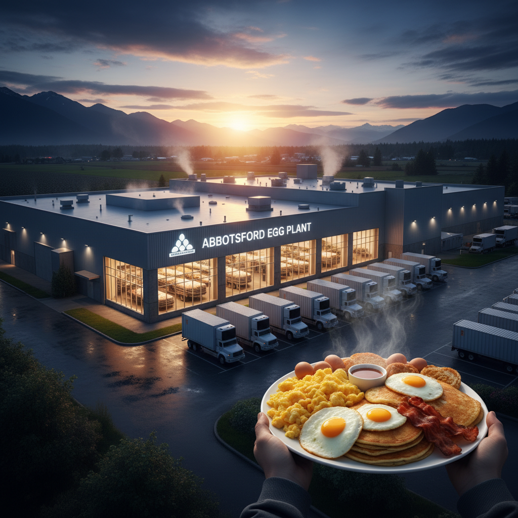 Abbotsford's new 65,000 sq ft egg plant is huge for your breakfast
