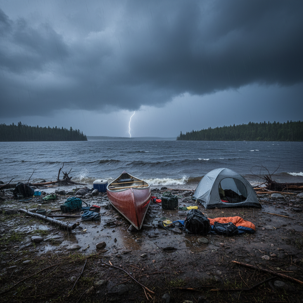 Your camping trip just got cancelled in Northern Manitoba