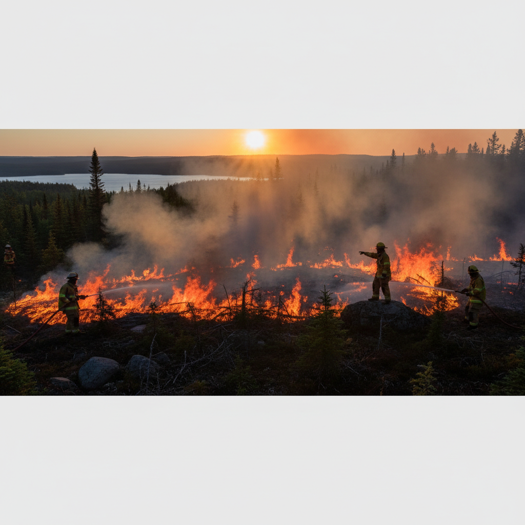 Riding Mountain is on fire, but it's a good thing.