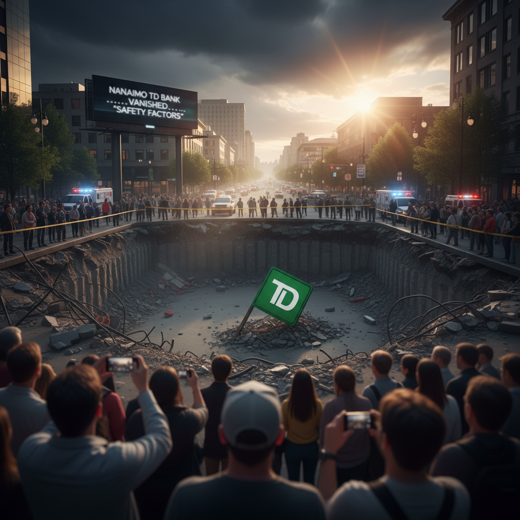 Your Nanaimo TD Bank just vanished citing "safety factors.