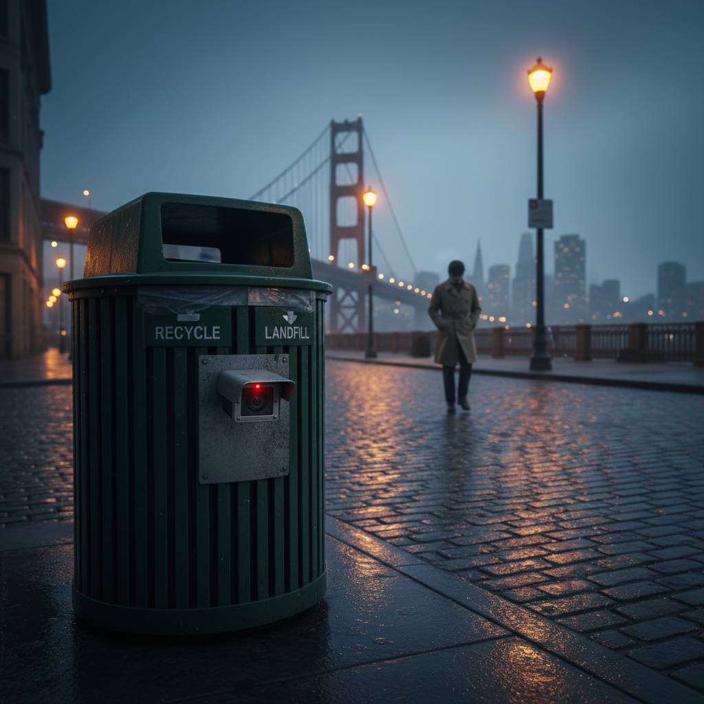 Your San Francisco trash bin now has a camera. For real.