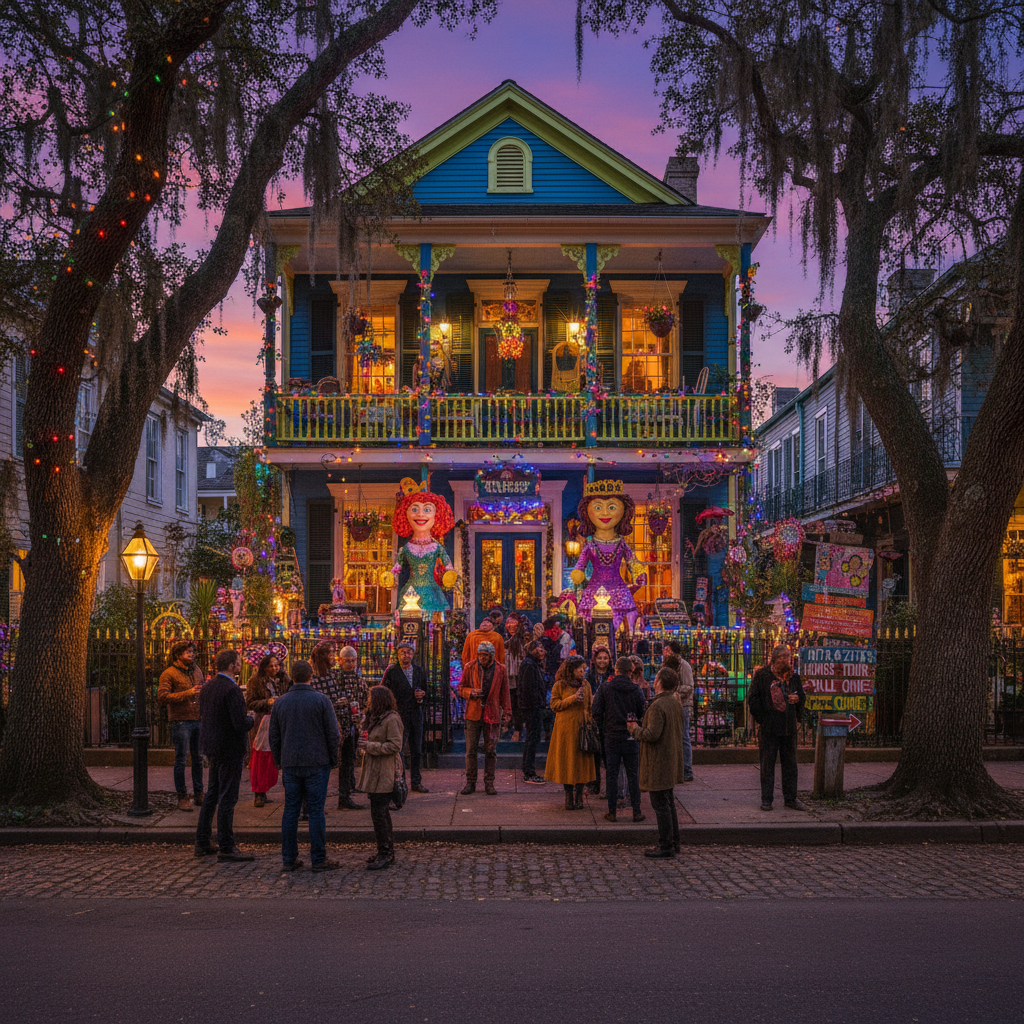 Nita and Zita's wild Marigny house is on tour, cher!