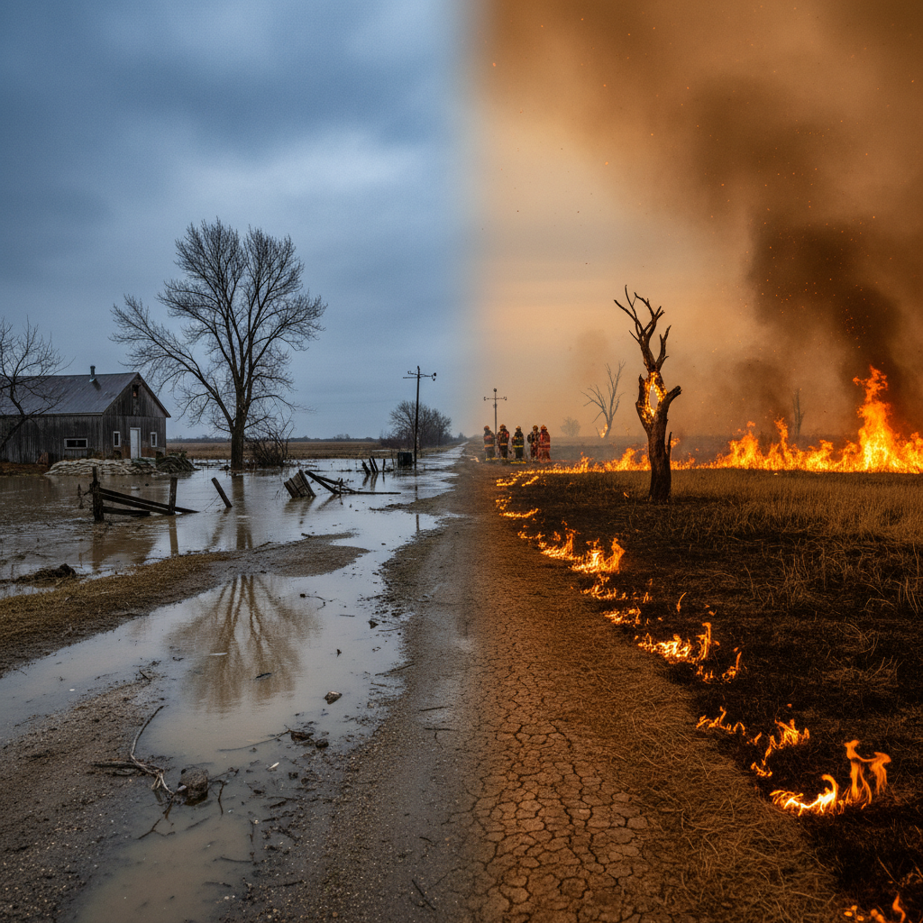Melfort, your spring weather just went from flood to fire risk.