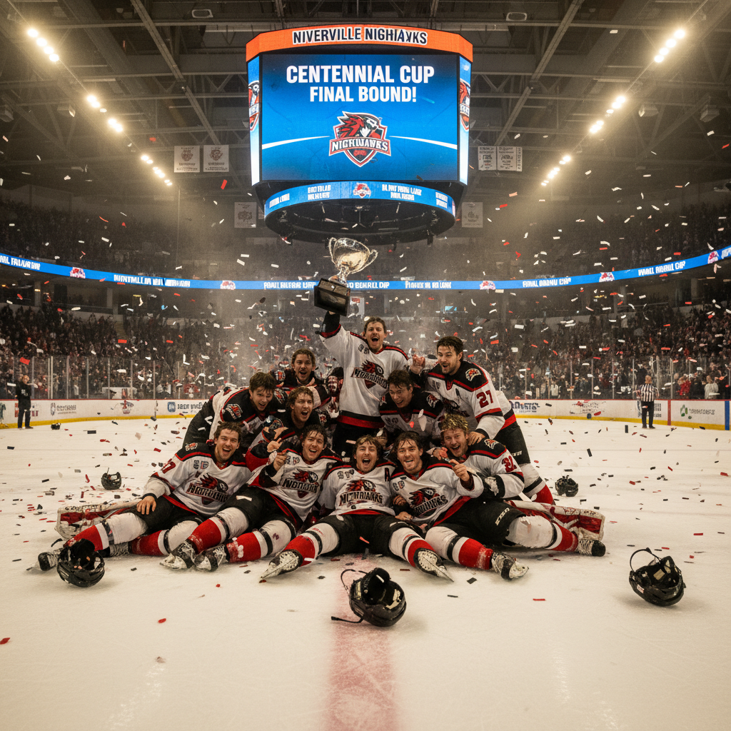 Your Niverville Nighthawks just punched their ticket to the Centennial Cup final!