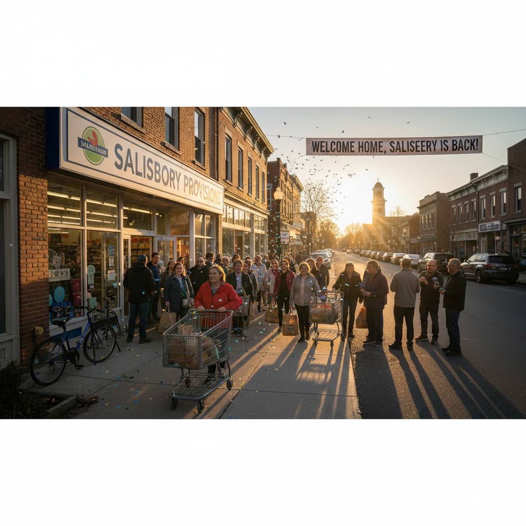 Your Salisbury neighbours just got their only grocery store back.