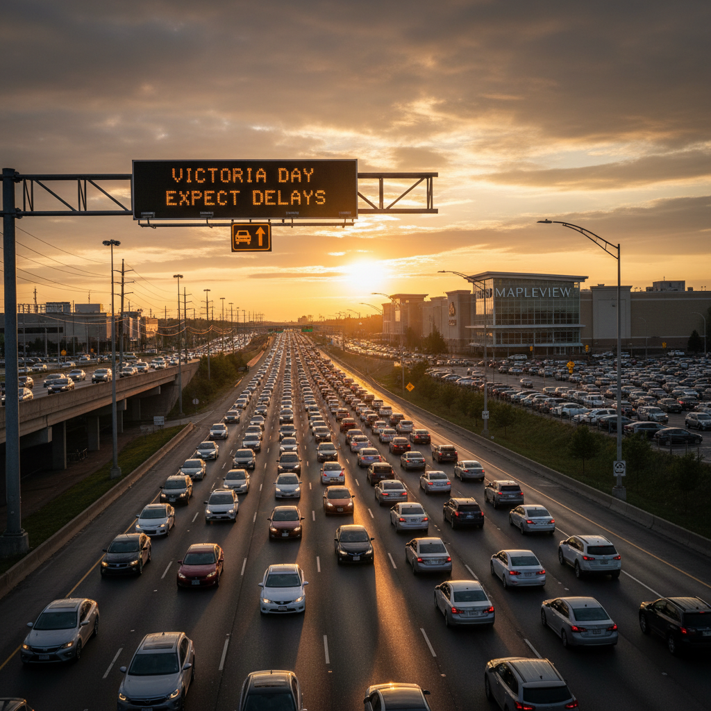 Victoria Day might mean more traffic around Mapleview.
