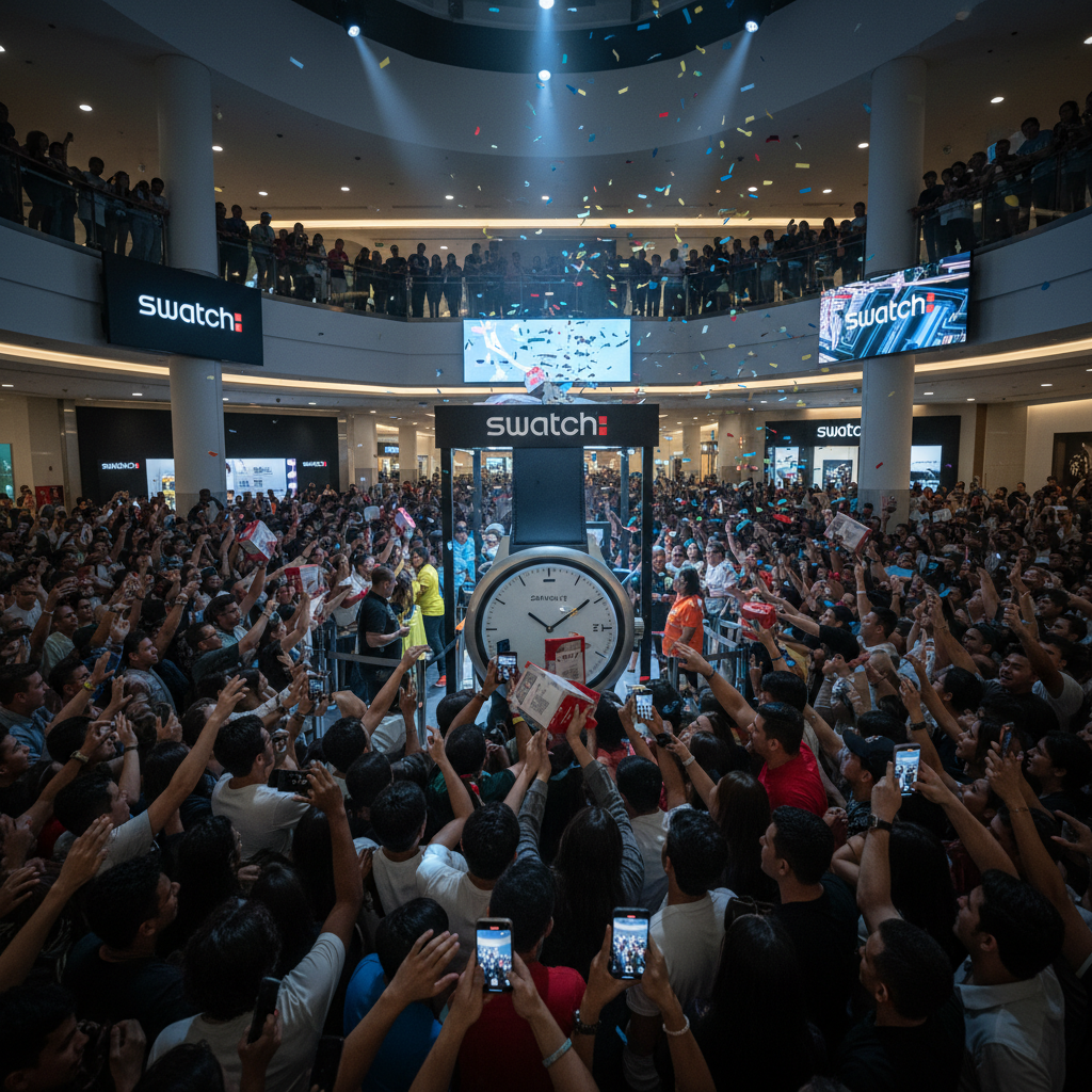 Dolphin Mall went wild for a Swatch. You saw the videos, right?