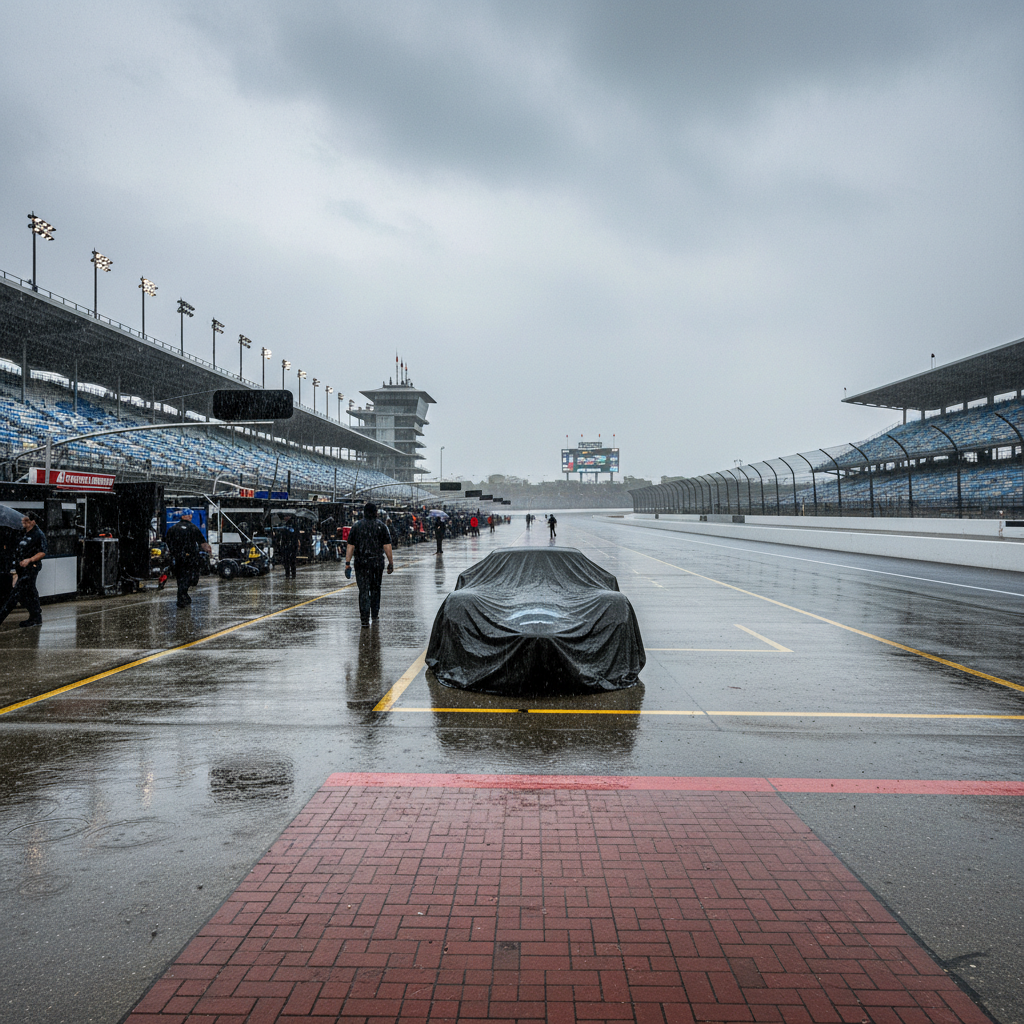 Indy 500 qualifying got rained out. Your Sunday just changed.