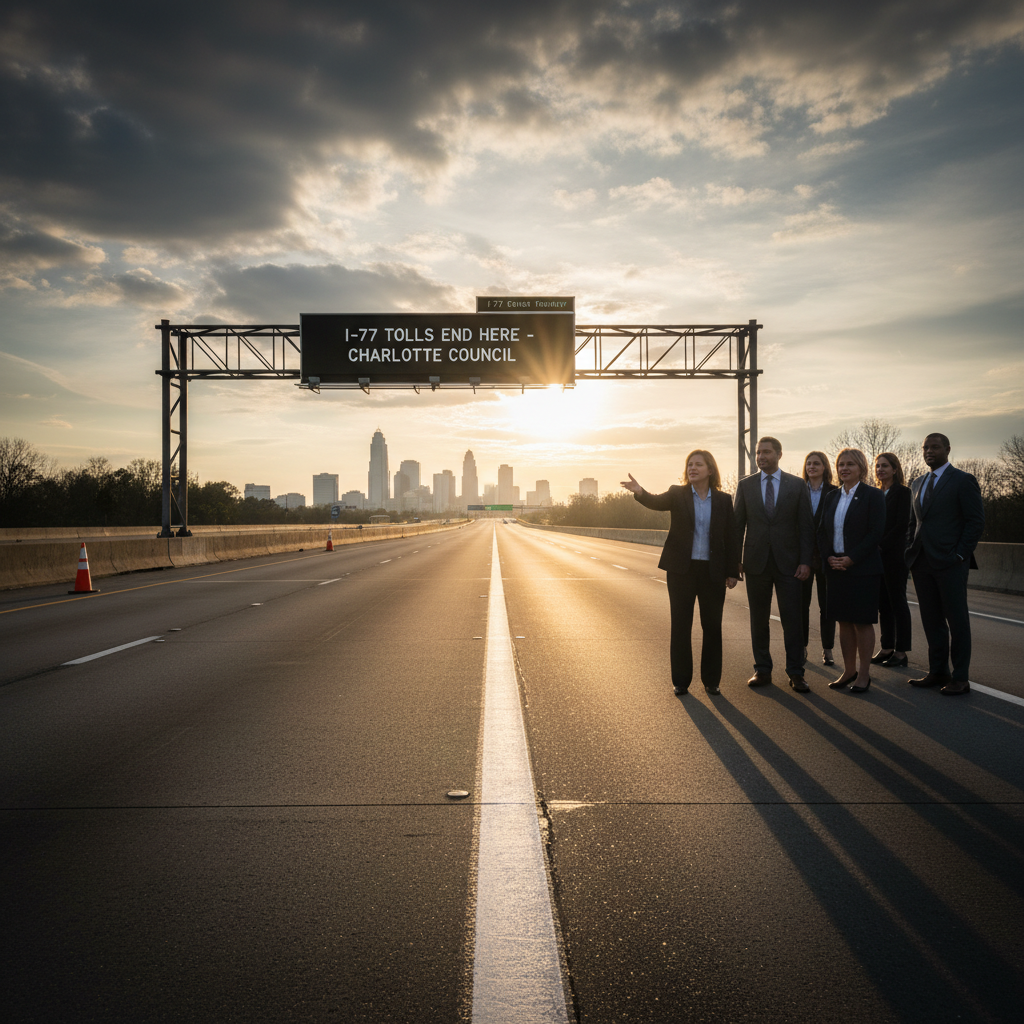 Charlotte Council just drew a line on your I-77 tolls