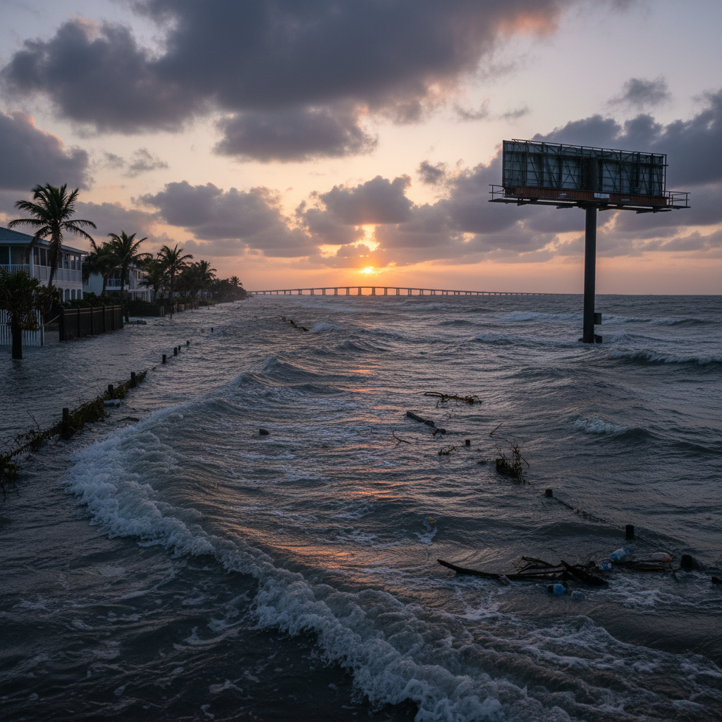 Your King Tides are no joke, especially south of Gandy.