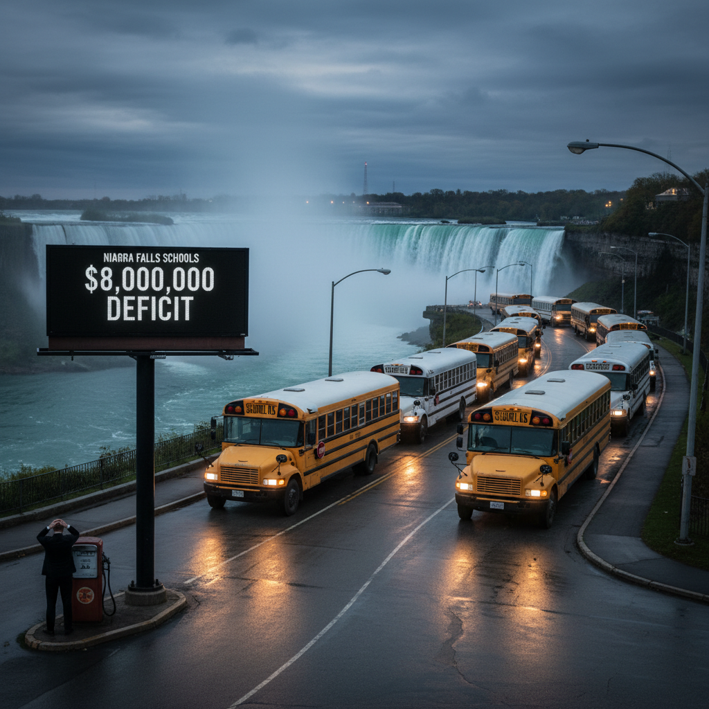 Your gas prices are driving Niagara Falls schools to an $8M deficit.