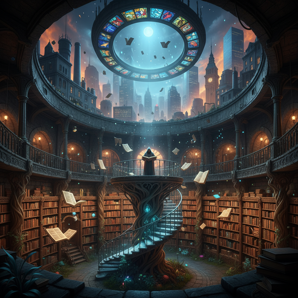 Your downtown has a secret magical library. Really.