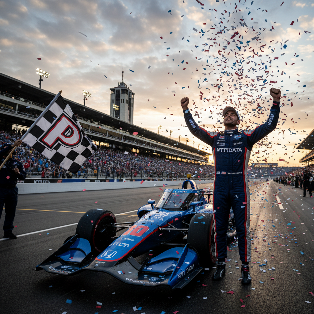 Your guy Alex Palou just flew for the Indy 500 pole.