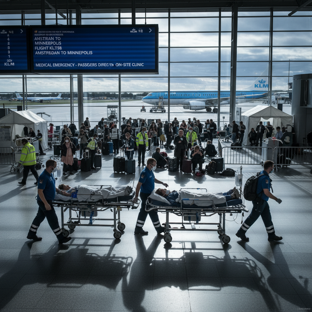 Your Amsterdam flight just landed 25 people in a Minneapolis hospital.
