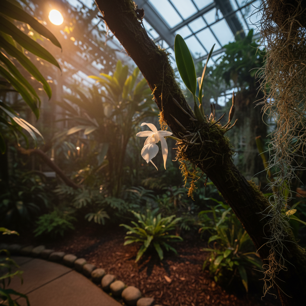 Your Chicago Botanic Garden has a ghost orchid. Go see it.