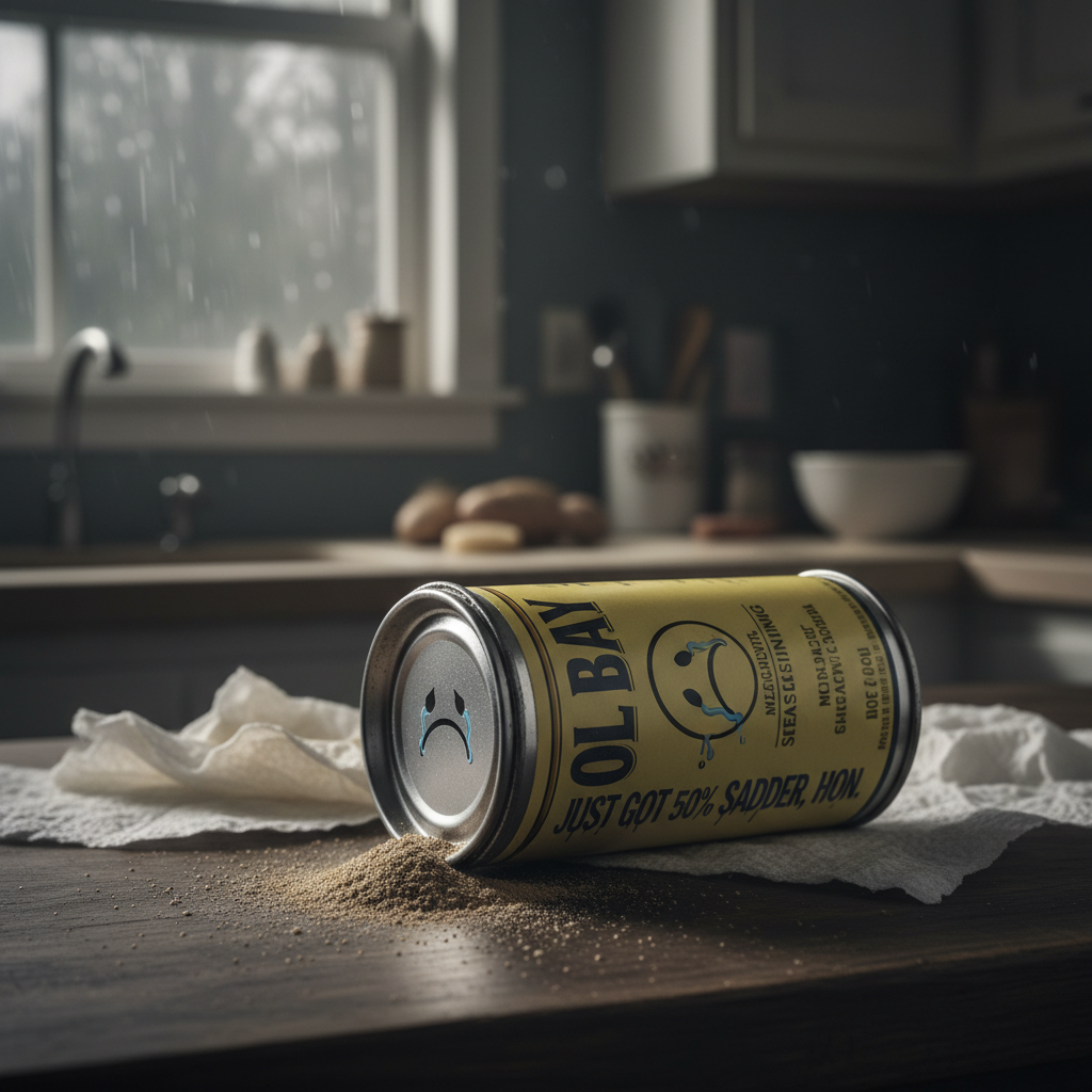 Your Old Bay just got 50% sadder, hon.
