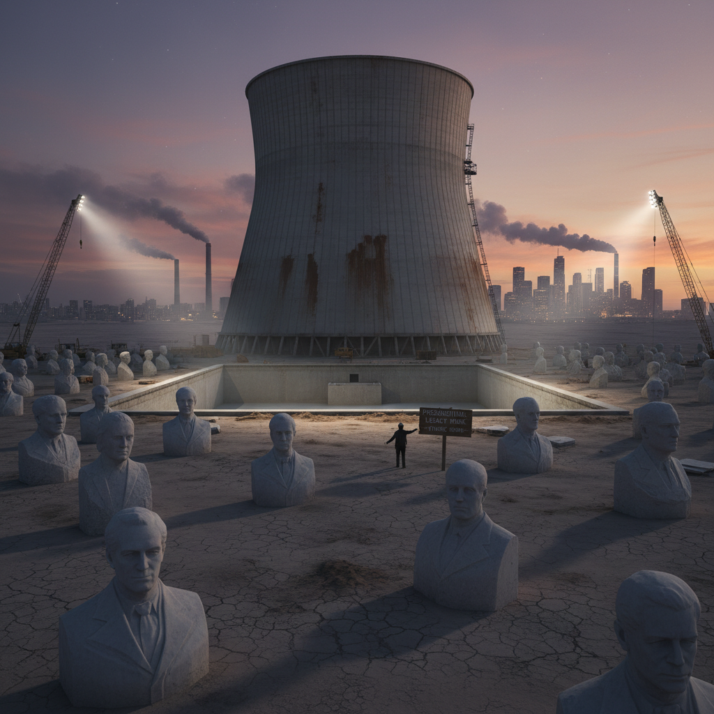 Your President wants a statue garden and you won't believe where