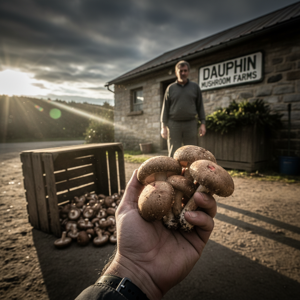 Your mushrooms just got slapped with a tariff. Dauphin, you ready?