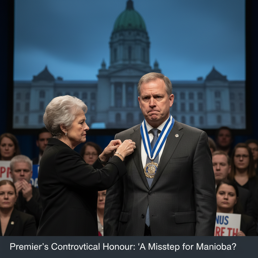 Your Premier getting the Order of Manitoba is just not right.