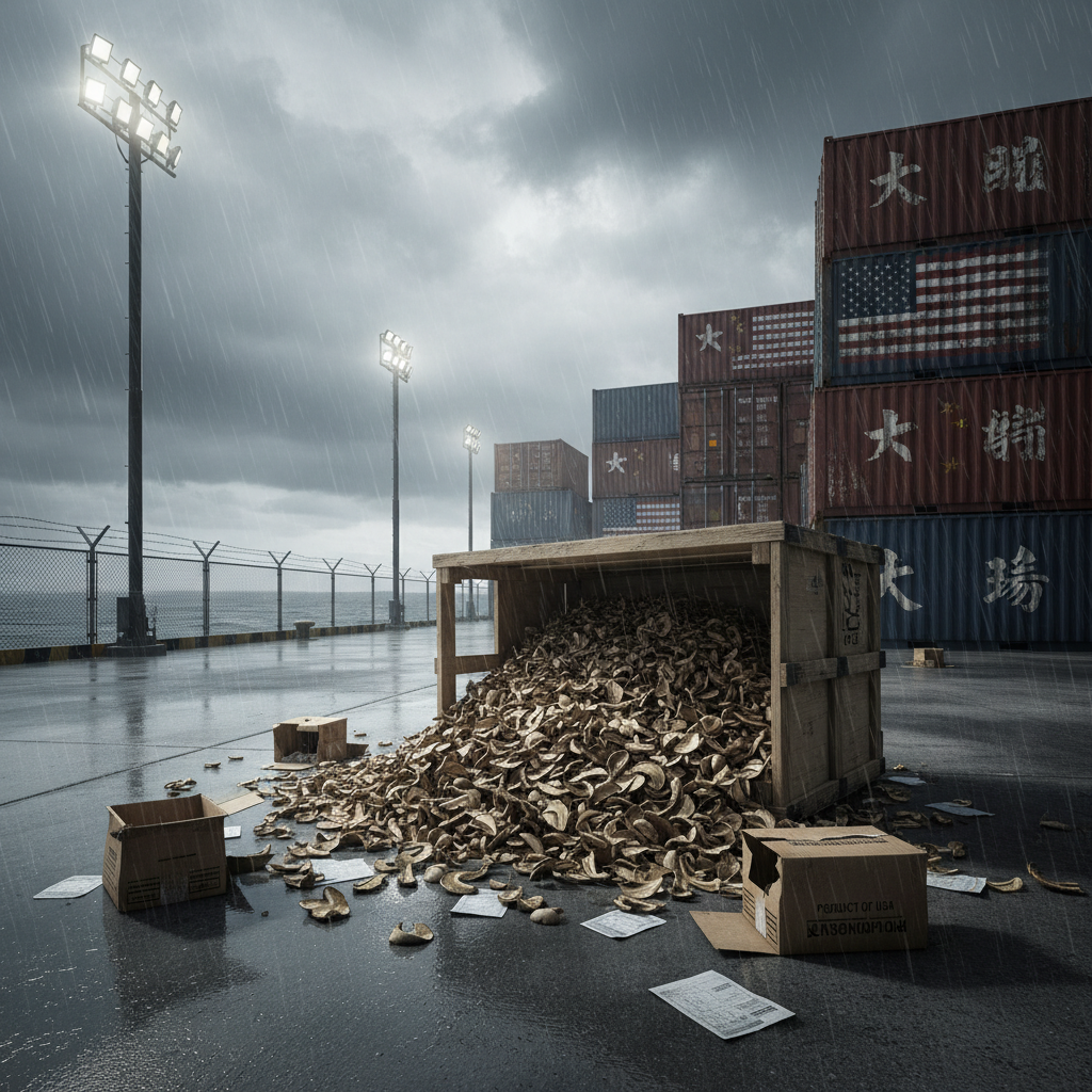 Your mushrooms are caught in a U.S. trade war.