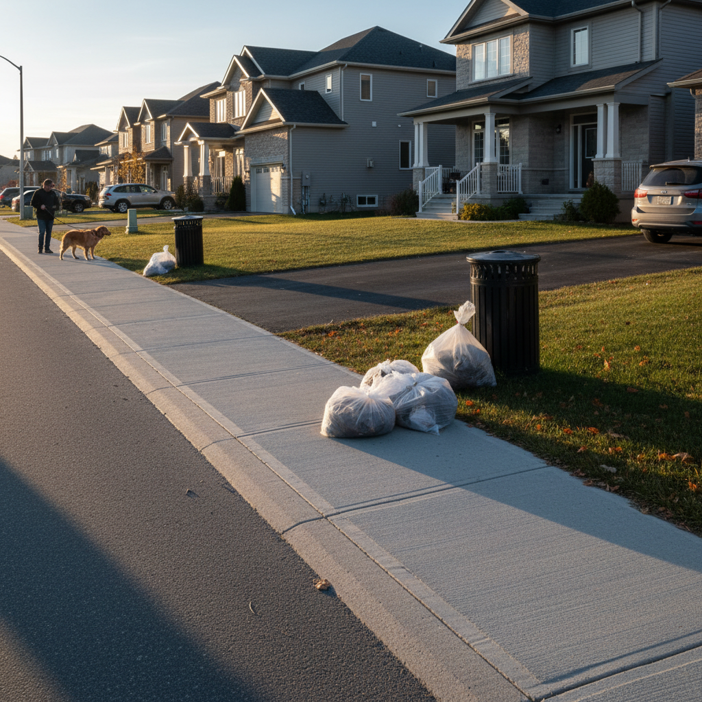 Your Moncton North neighbours are leaving their dog poop bags out