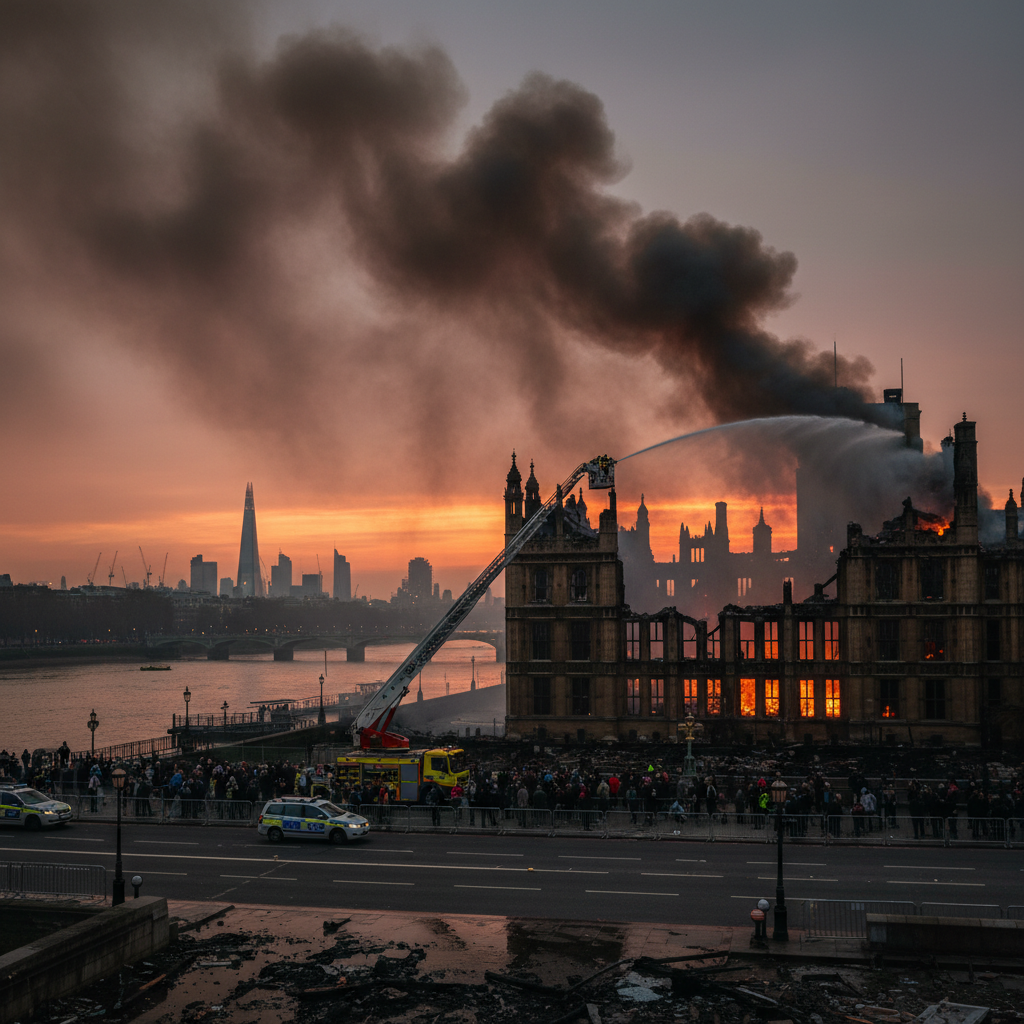 Your London just lost a piece of history to fire.