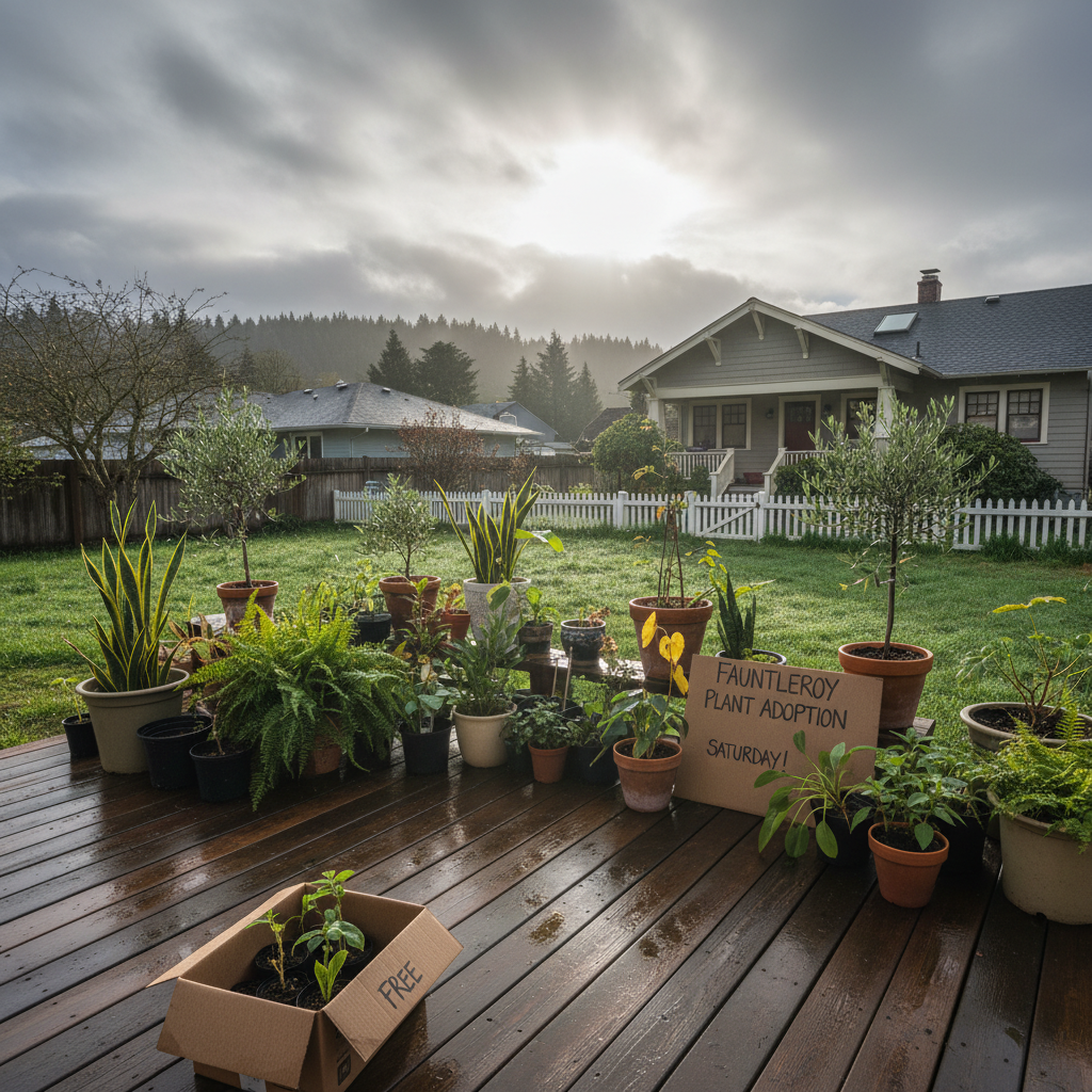 Your Fauntleroy plants need adopting this Saturday. Seriously.