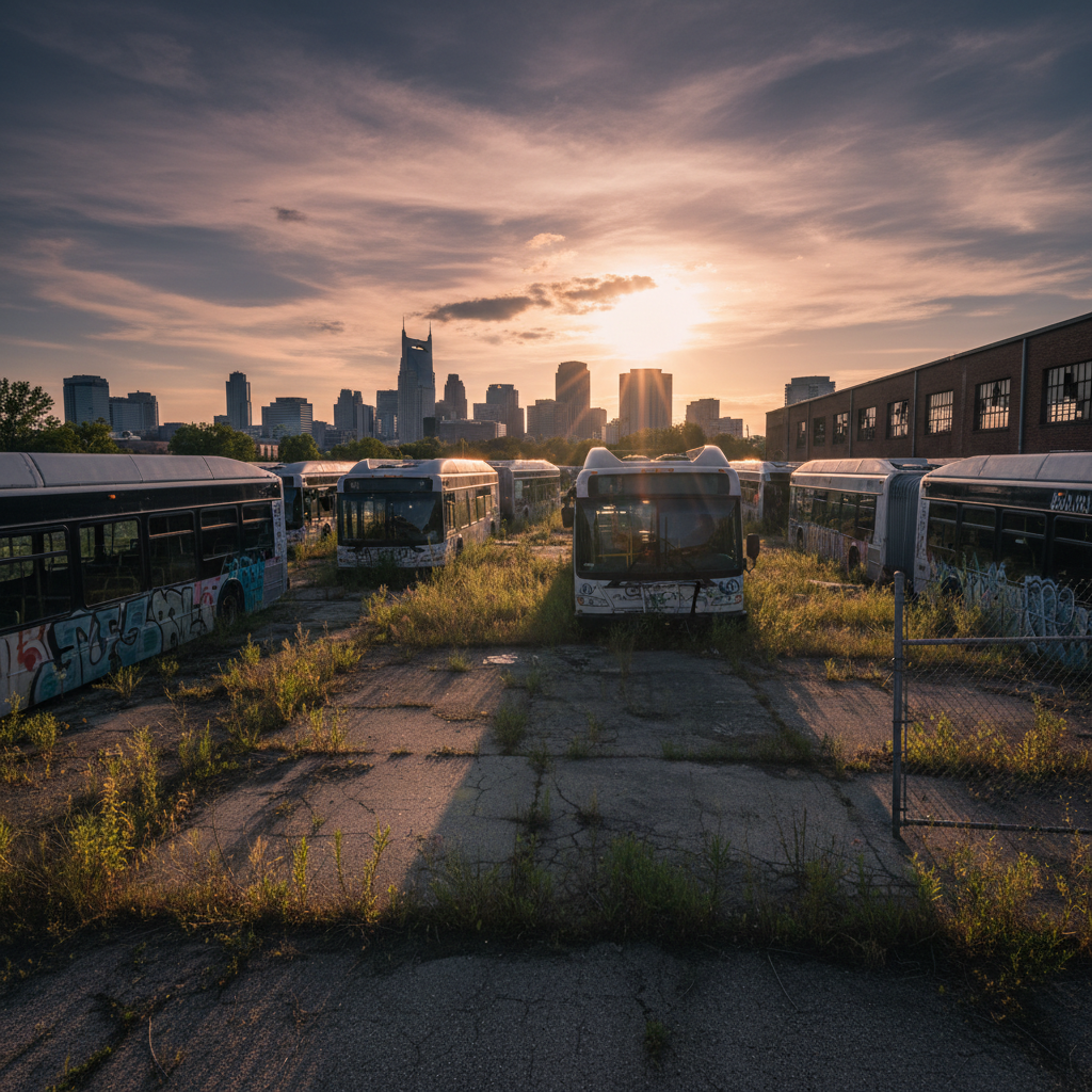 Nashville's electric buses are just sitting there decaying. Why?