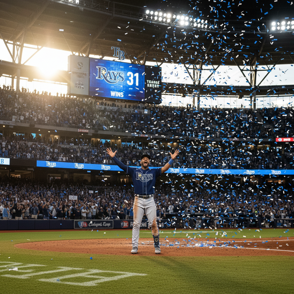 Your Rays just hit 31 wins. Seriously.