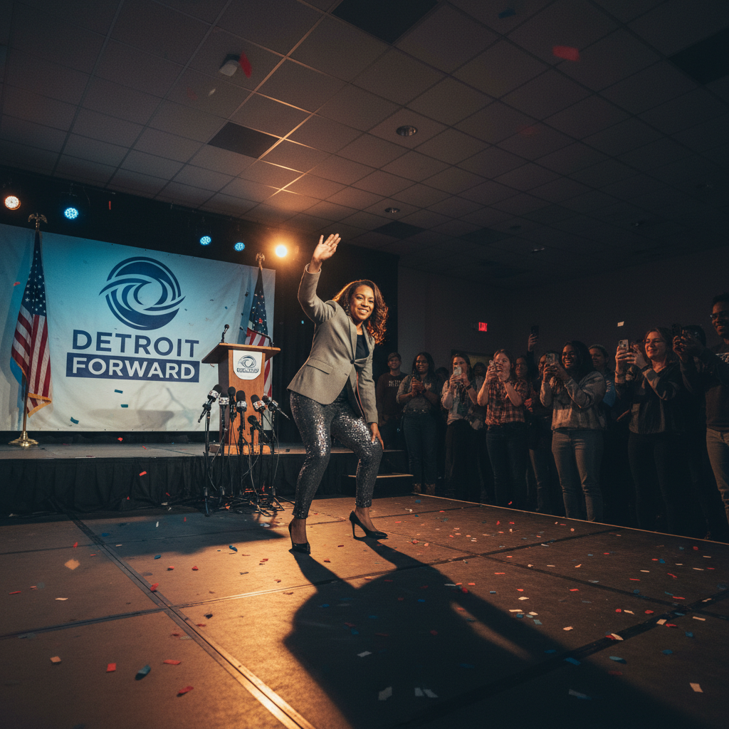 Your Detroit candidate is twerking for votes. For real.