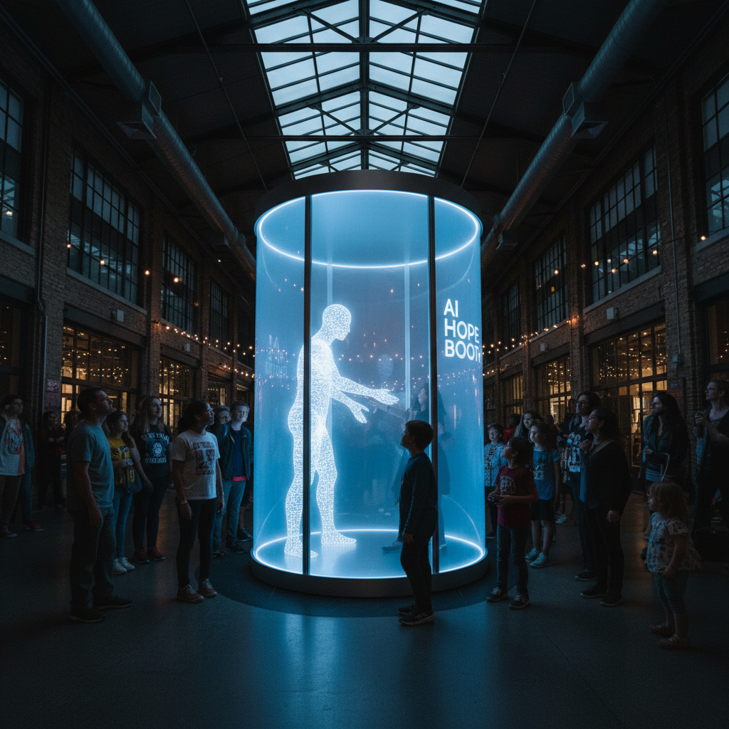 Ponce City Market just got an AI Hope Booth. Why?