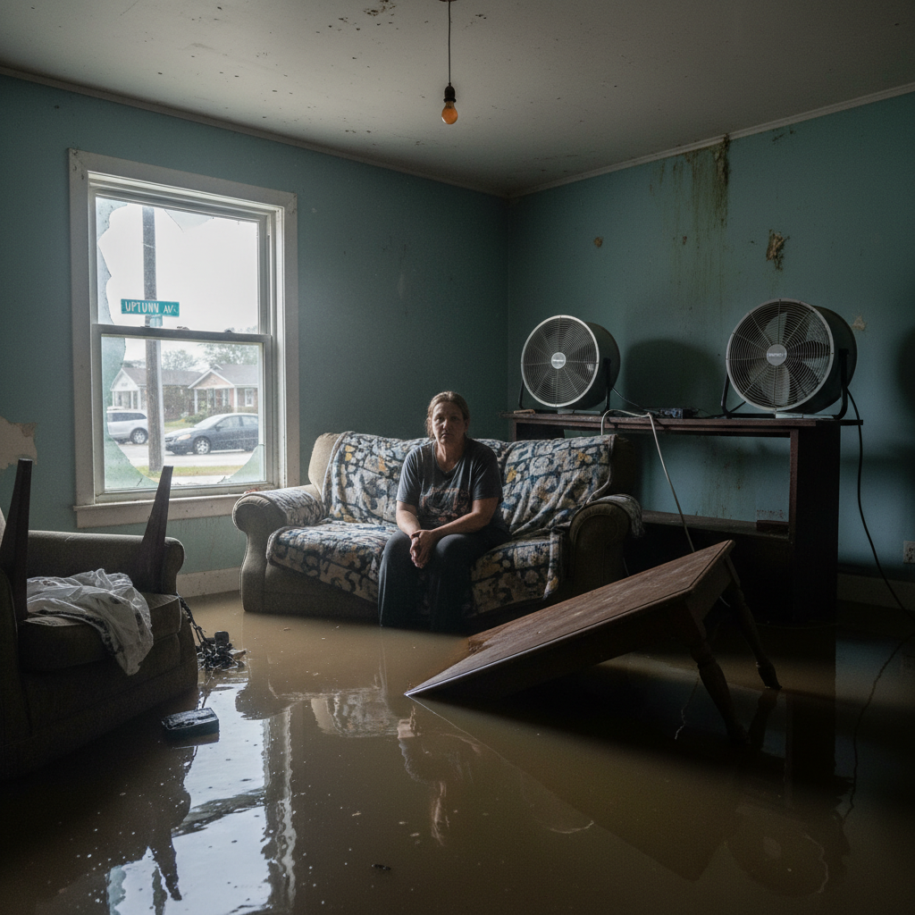 Your Uptown house still flooded? Billie Jo waited two months.