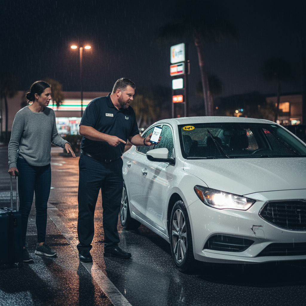 That Florida Lyft driver might charge you $75 for fake damage