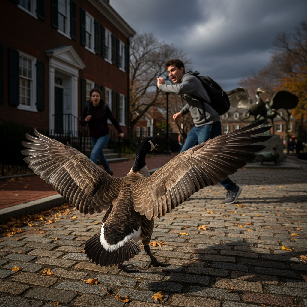 A Boston goose is attacking people. Here's why.