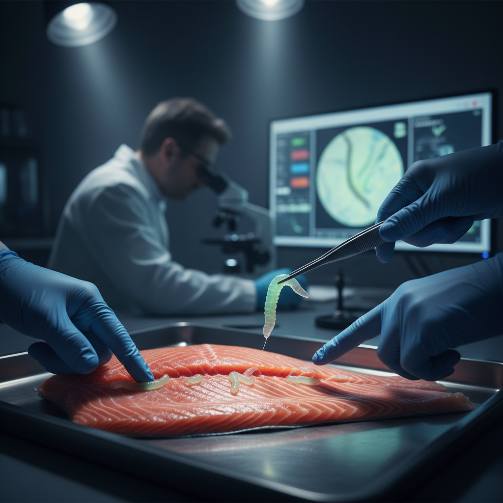 They found what in our salmon? You gotta see this.