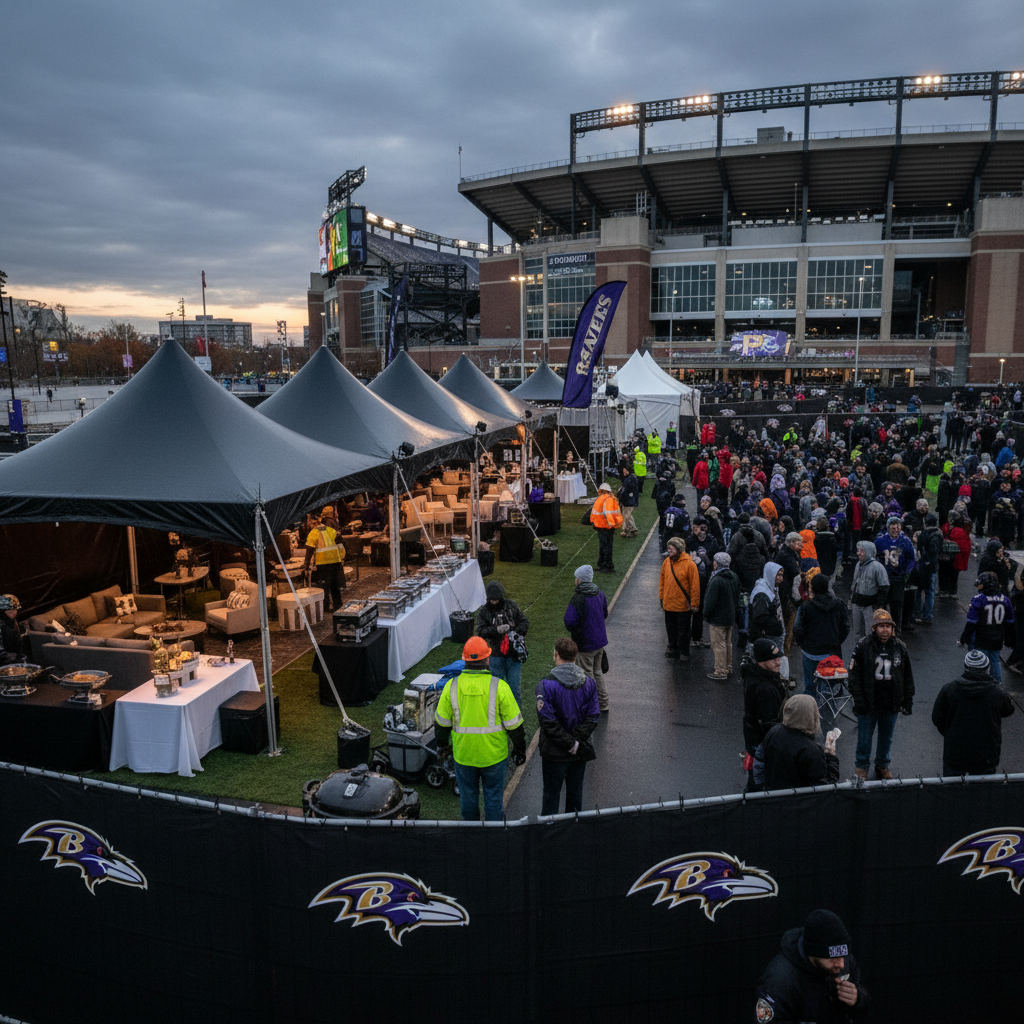 Your Ravens are building a VIP tailgate. What about the rest of us?