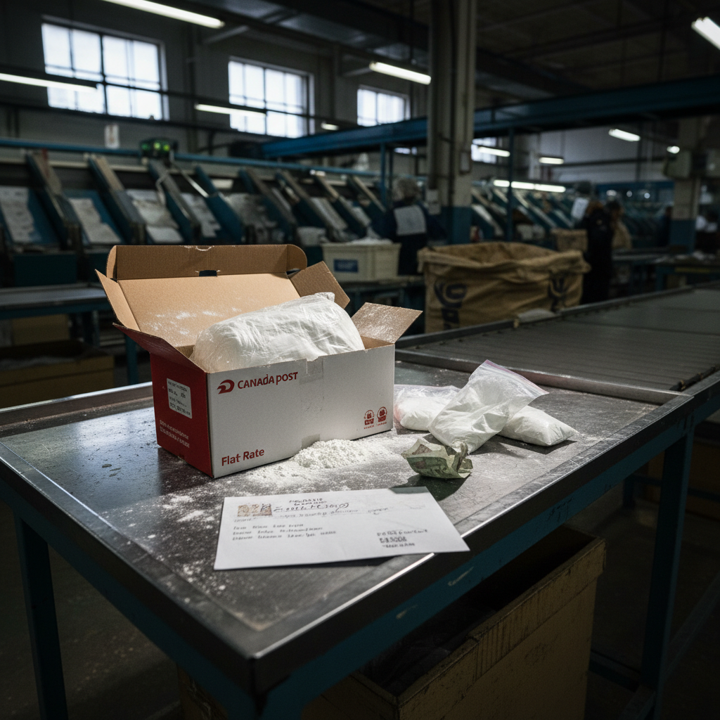 Someone mailed cocaine through Canada Post. For real.