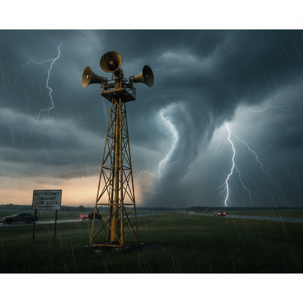 Did you hear Western's siren during Tuesday's tornado warning?