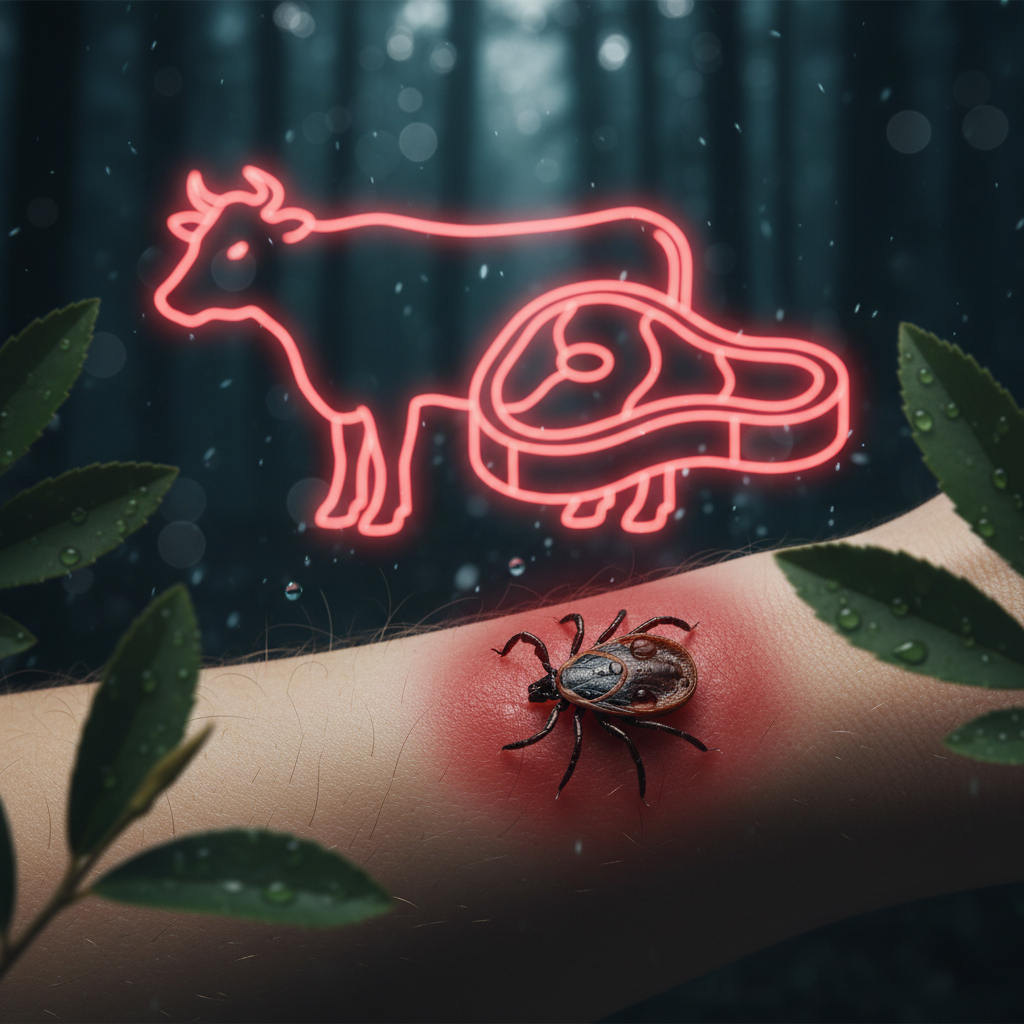 Barrie's ticks are giving people a rare red meat allergy.