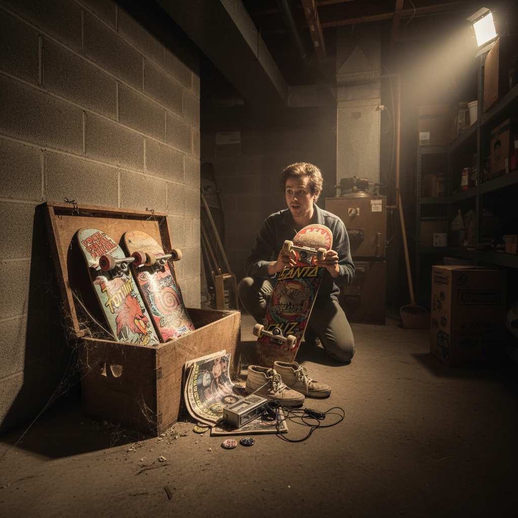 Someone found a skateboard time capsule in a Saskatoon basement