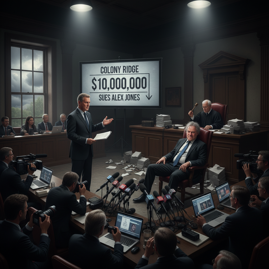 Colony Ridge is suing Alex Jones for $10 million. What gives?