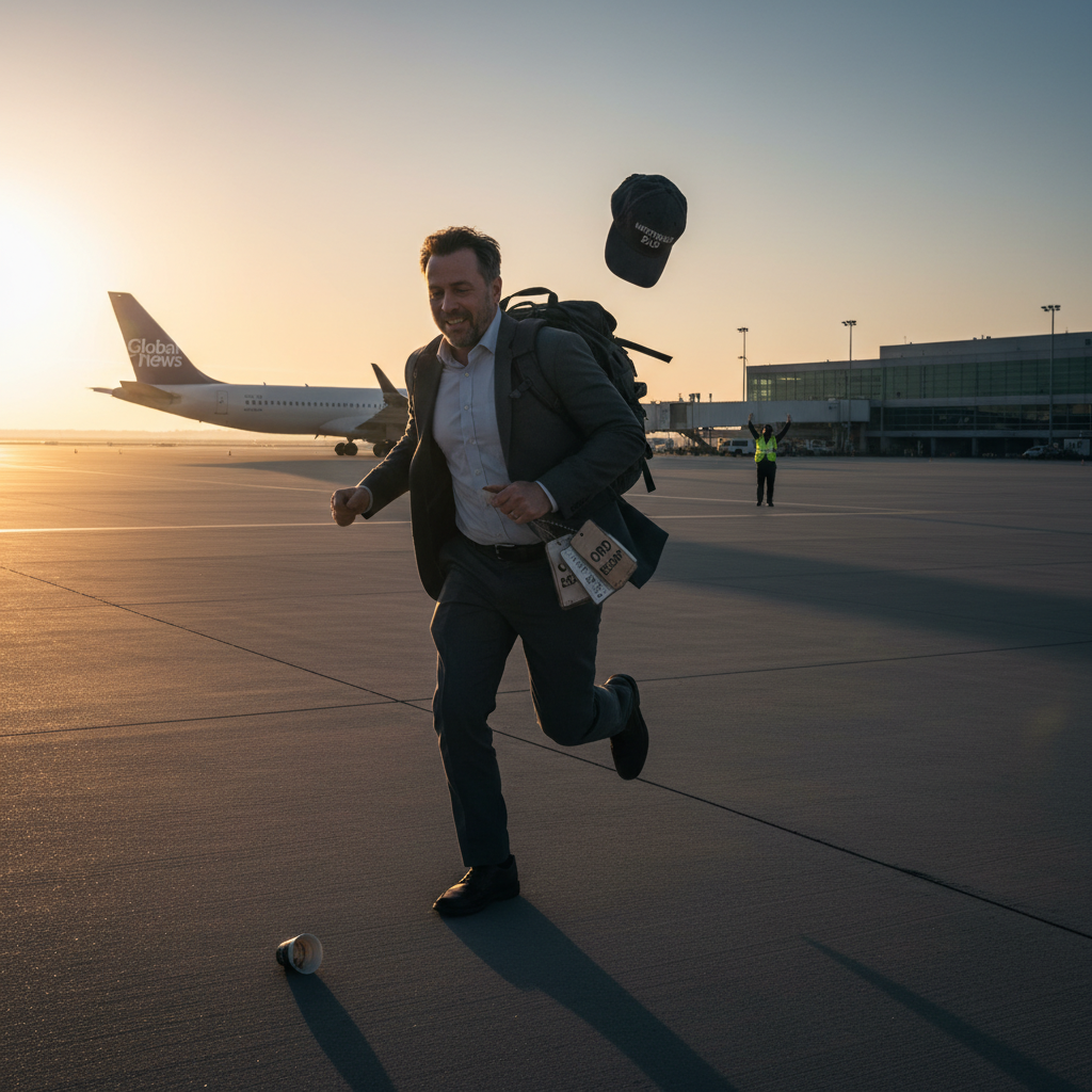 This Naperville dad's O'Hare escape is wild