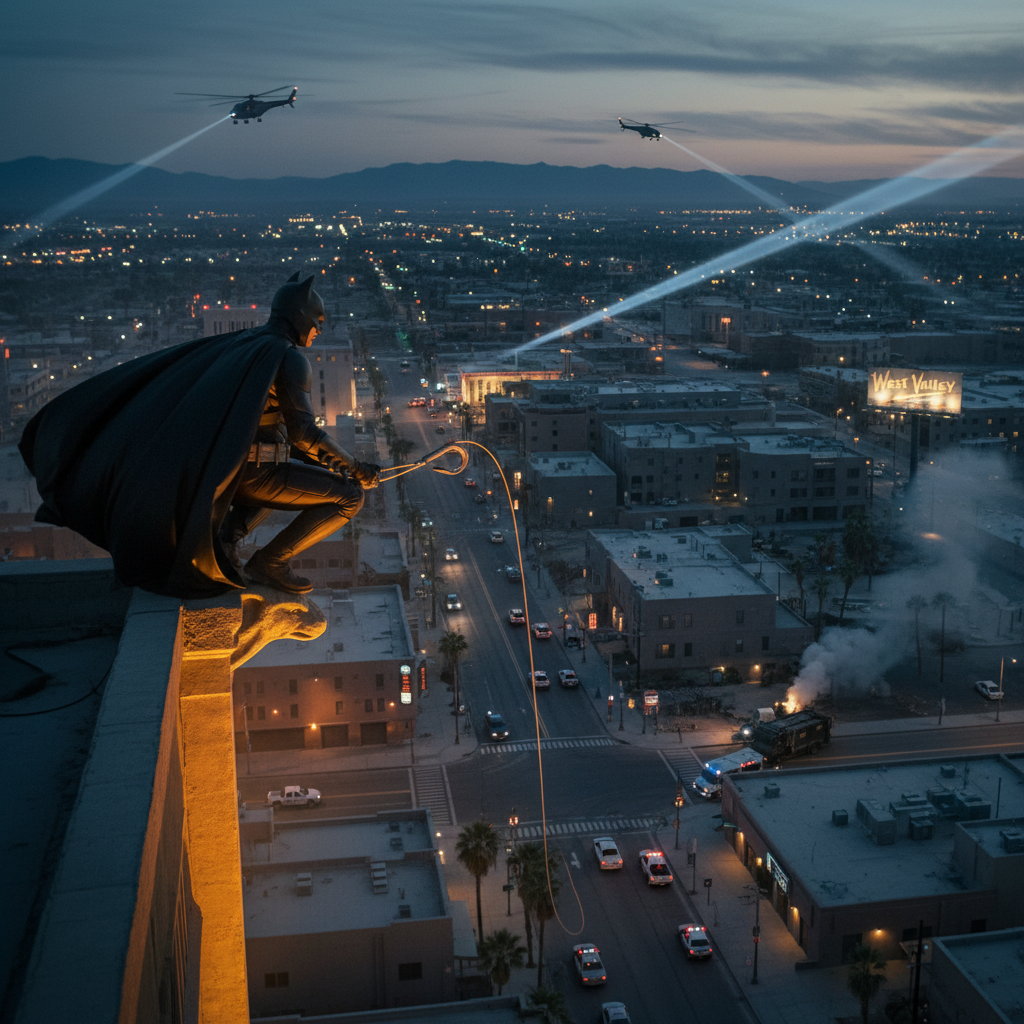 Your West Valley just had a real-life Batman, seriously.