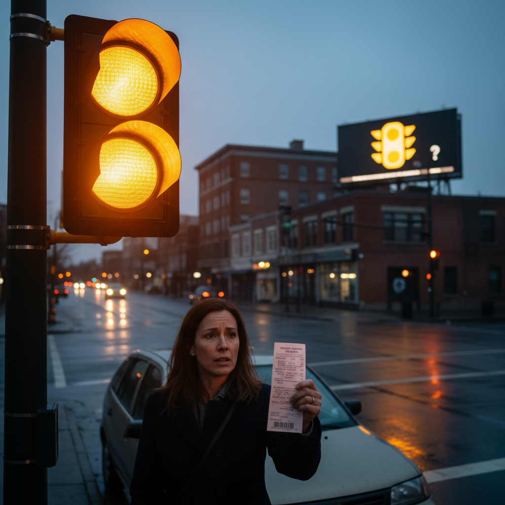 Your Granville yellow light ticket might be unfair.