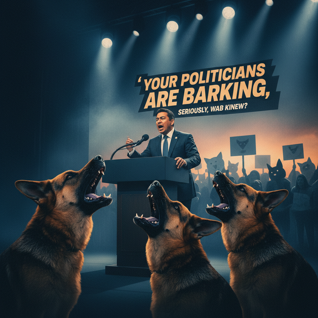 Your politicians are barking. Seriously, Wab Kinew?